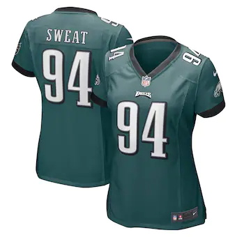 womens nike josh sweat midnight green philadelphia eagles g